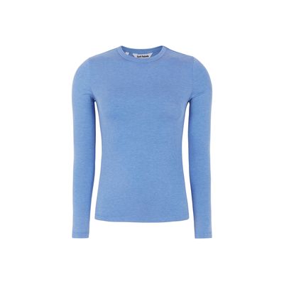 SRRoman o neck T shirt Azurine Melange Soft Rebels