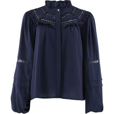 Sienna emb blouse navy blue Continue Sienna emb blouse navy blue Continue