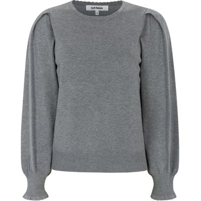 SRAnalia Knit Medium Grey Melange Soft Rebels