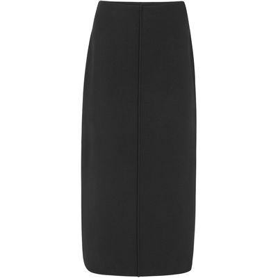 SRHenrietta Slit Skirt Knit Black Soft Rebels SRHenrietta Slit Skirt Knit Black Soft Rebels