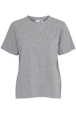 IHNynna Short Sleeve2 (Light Grey Melange) ICHI