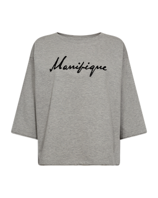 FQKassy-pullover (Light Grey Melange w. Black) Freequent FQKassy-pullover (Light Grey Melange w. Black) Freequent
