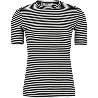 SRFenja Stripe Short Sleeve Top (Black) Soft Rebels SRFenja Stripe Short Sleeve Top (Black) Soft Rebels