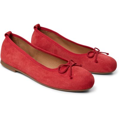 Lucy Lu Ballerina (Red Suede) Pavement