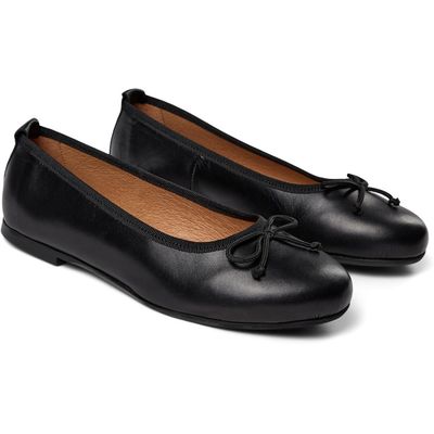 Lucy Ballerina (Black Nappa) Pavement