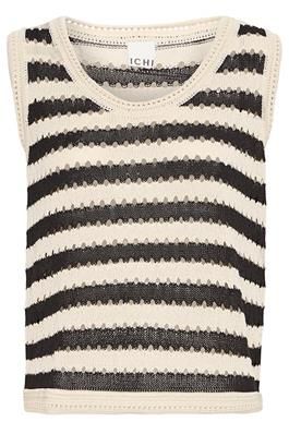 IHBirdis Top (Black/Almond Milk stripe) ICHI