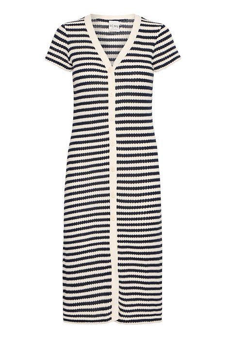 IHLorianna Dress (Total Eclipse/Birch Stripe) ICHI