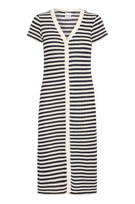 IHLorianna Dress (Total Eclipse/Birch Stripe) ICHI