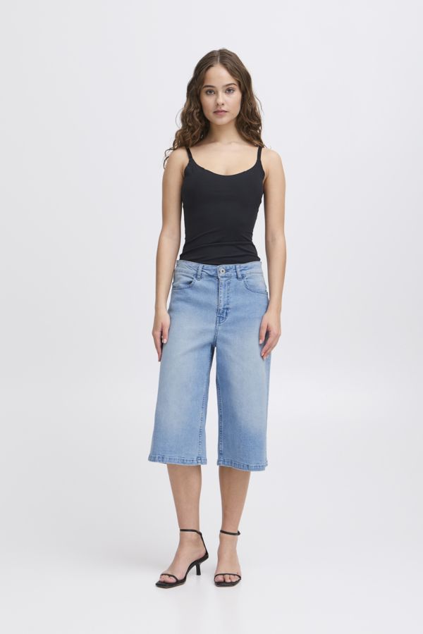 IHCally Shorts (Light Blue Washed) ICHI