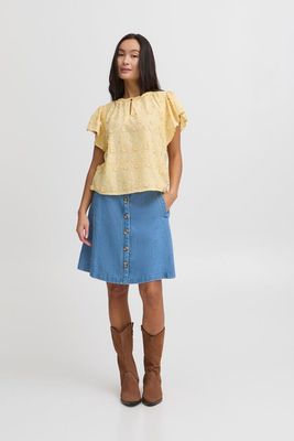IRRisle Skirt2 (Medium blue denim) Atelier Rêve