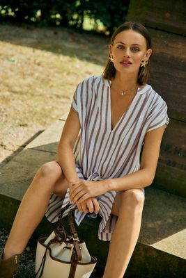 FQLavisco Blouse (Brilliant White w. Burro) Freequent