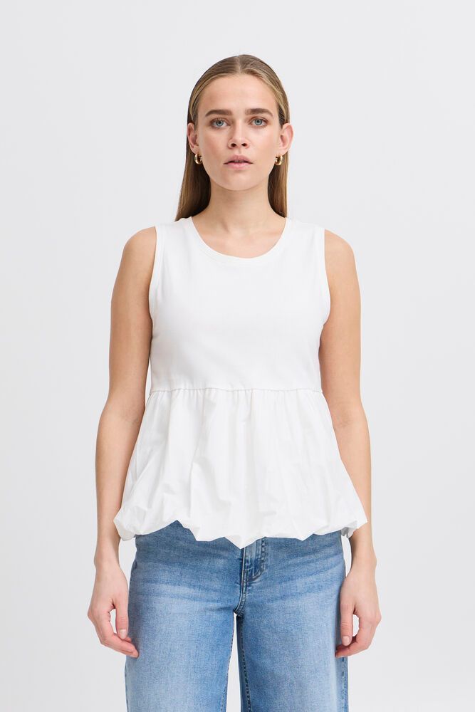 IHMallia Top (Cloud Dancer - White) ICHI