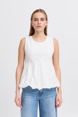 IHMallia Top (Cloud Dancer - White) ICHI