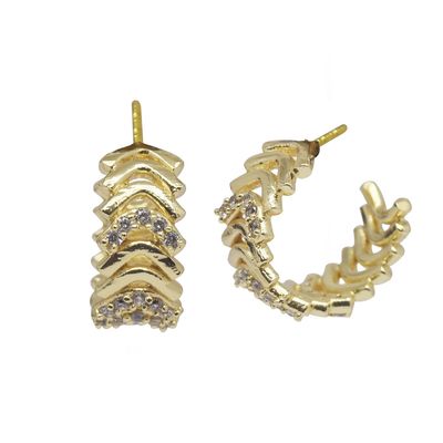 Sharon Øreringe (Forgyldt) Zefina