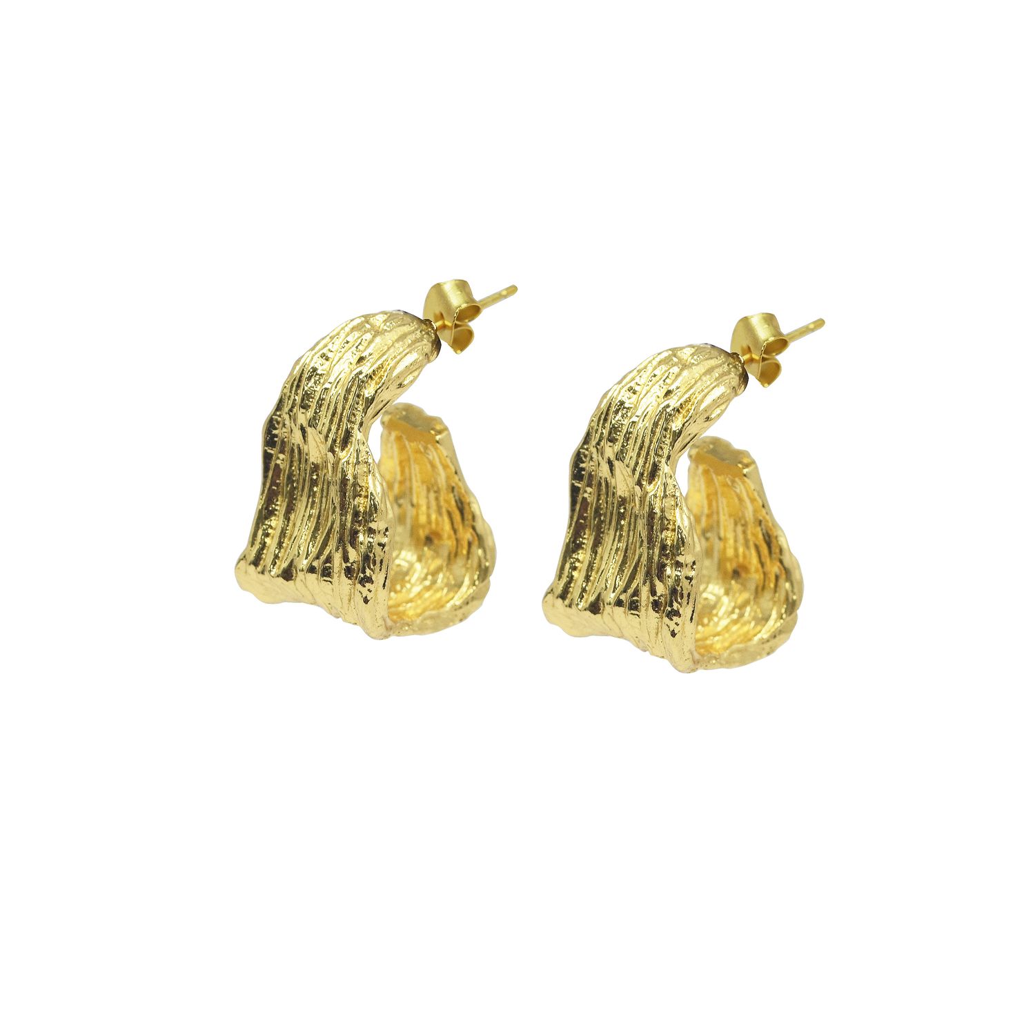 Dalia Øreringe (Forgyldt) Zefina