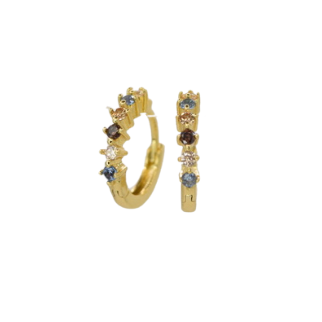 Dina Ørering (Small - Forgyldt) Zefina