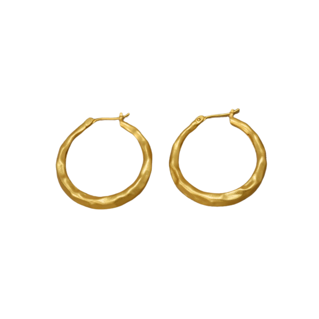 Amy Øreringe (Small - Forgyldt) Zefina Amy Øreringe (Small - Forgyldt) Zefina