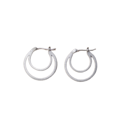 New Orleans Øreringe (Small - Forsølvet) Zefina