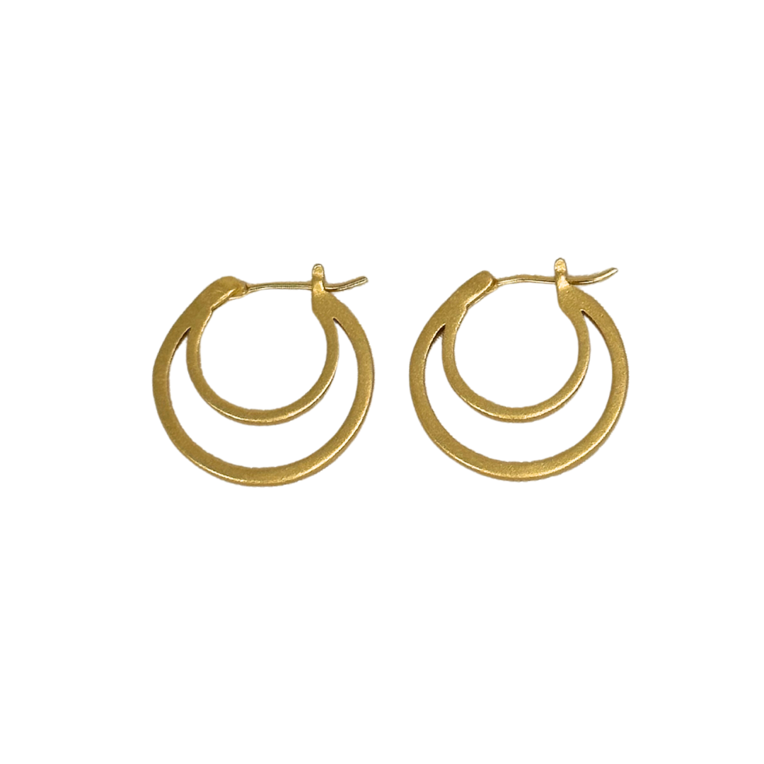 New Orleans Øreringe (Small - Forgyldt) Zefina