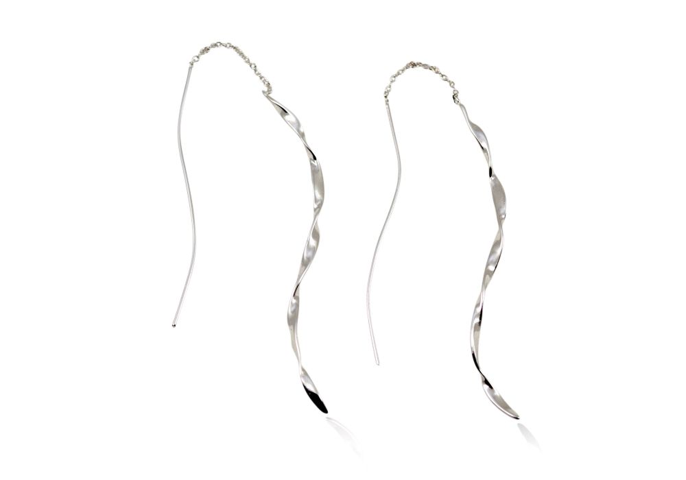 Rico Øreringe (Forsølvet) Zefina