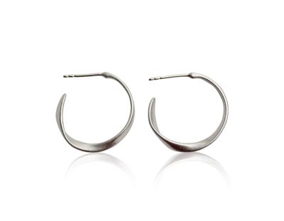 Twisted Øreringe (Small - Forsølvet) Zefina