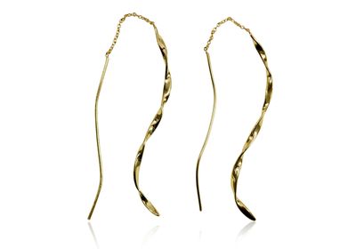 MATTE Øreringe (Forgyldt) Zefina