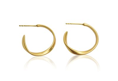 Twisted Øreringe (Small - Forgyldt) Zefina