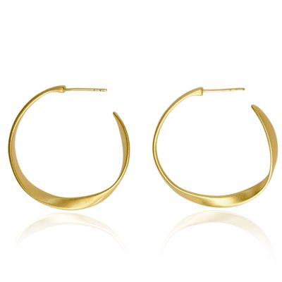 Twisted Øreringe (Large - Forgyldt) Zefina