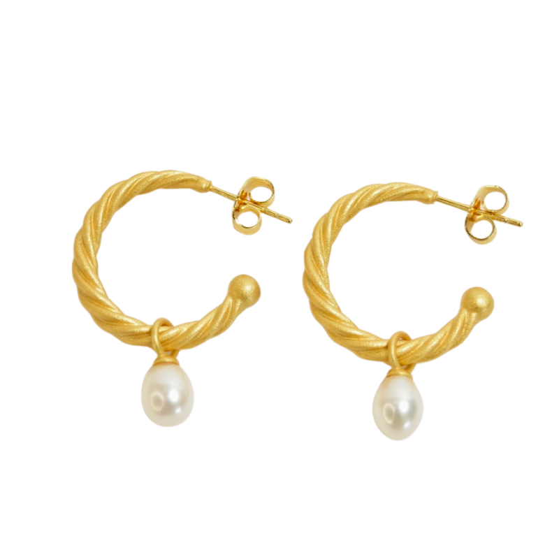 Becky Øreringe (Forgyldt) Zefina