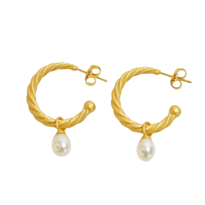 Becky Øreringe (Forgyldt) Zefina