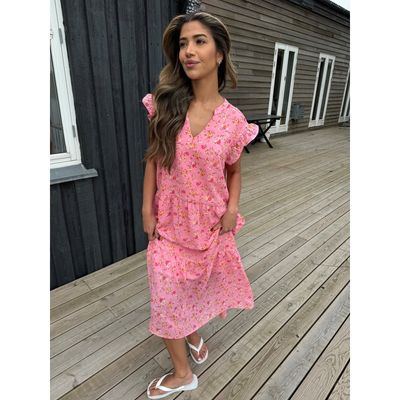 Bea Long Flowerprint Dress (Yellow Flower) Continue Bea Long Flowerprint Dress (Yellow Flower) Continue
