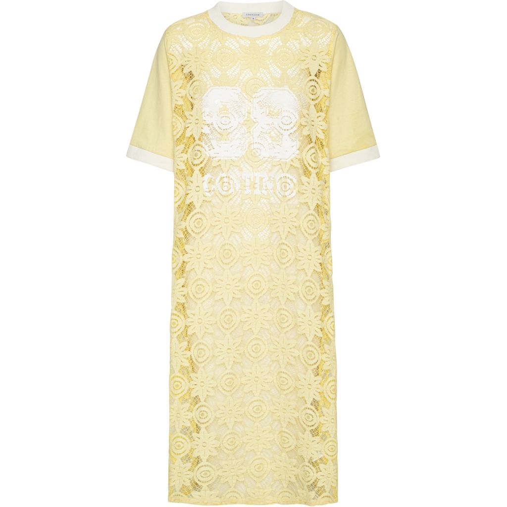 Connie 88 Lace Dress Yellow Continue
