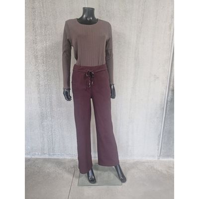 Pants bordeaux Wide legs Vanting