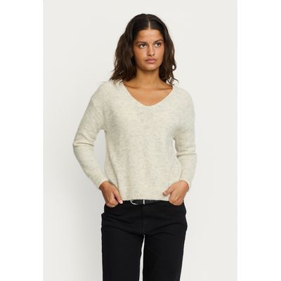 SRAllison V-neck (Pumice Stone melange) Soft Rebels SRAllison V-neck (Pumice Stone melange) Soft Rebels