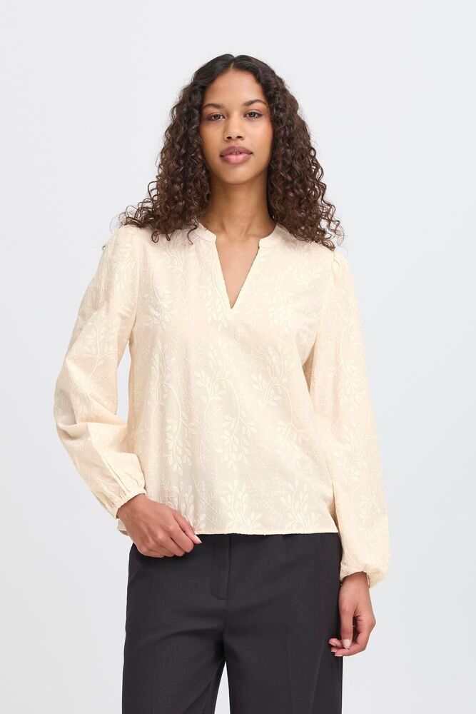 IHGariva Long Sleeve (Birch - White) ICHI IHGariva Long Sleeve (Birch - White) ICHI