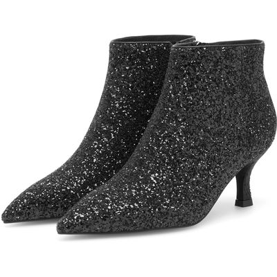 Vera glitter black Woden shoe the bear Vera glitter black Woden shoe the bear