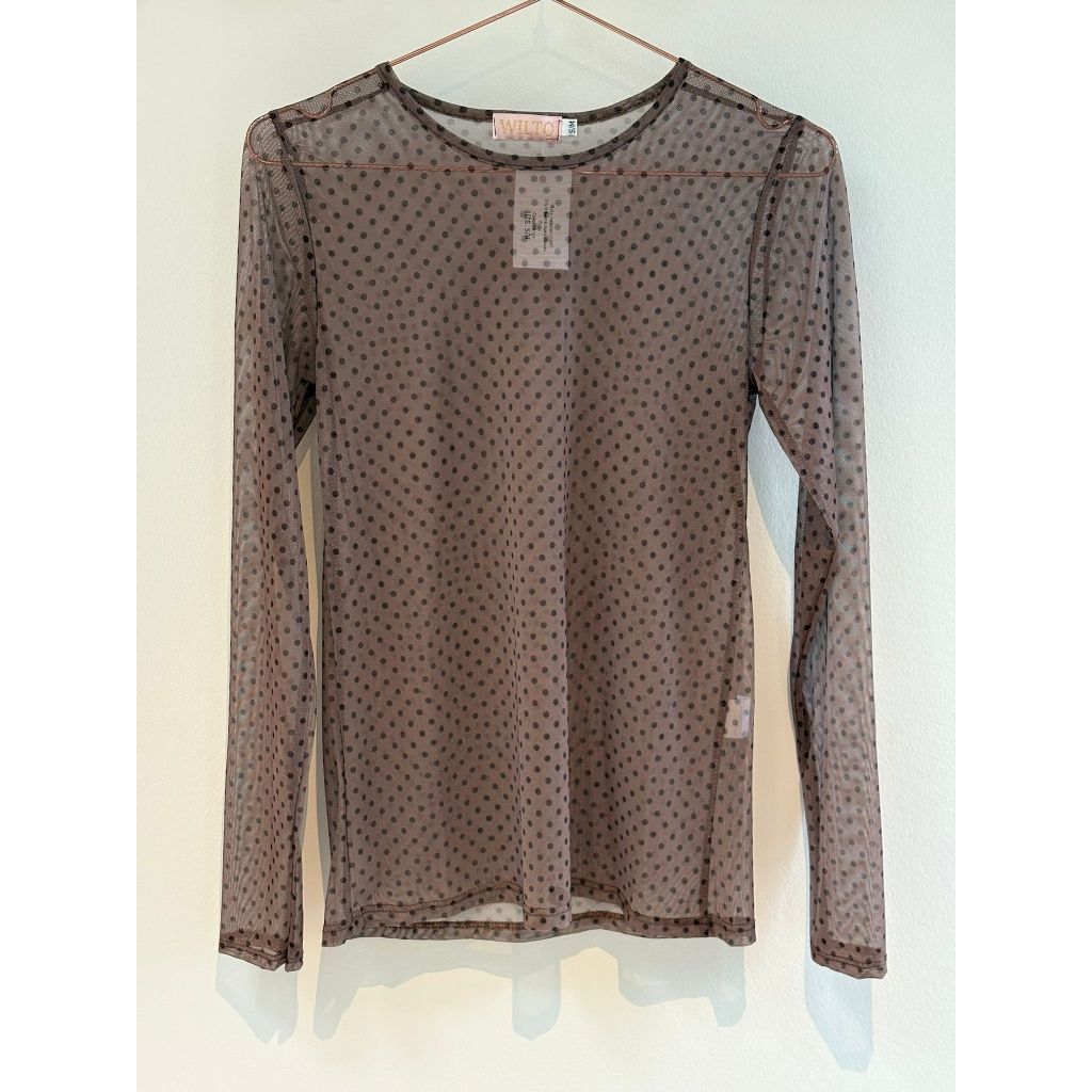 Sarah mesh brown m.dot ThreeM
