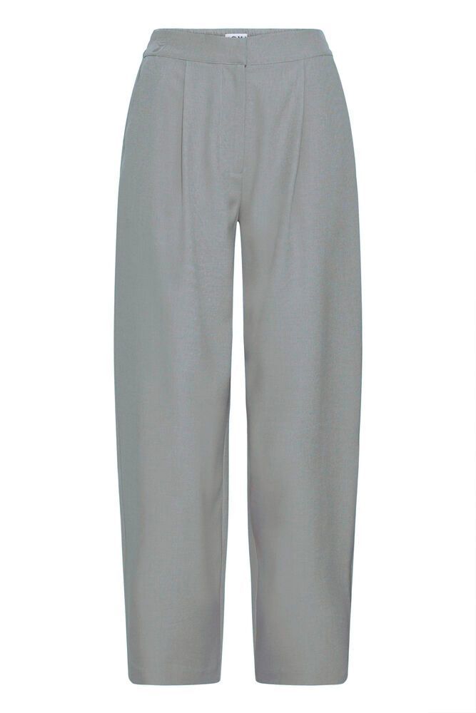 IHFava Barrel Pants (Grey Melange) ICHI