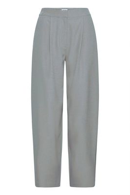 IHFava Barrel Pants (Grey Melange) ICHI