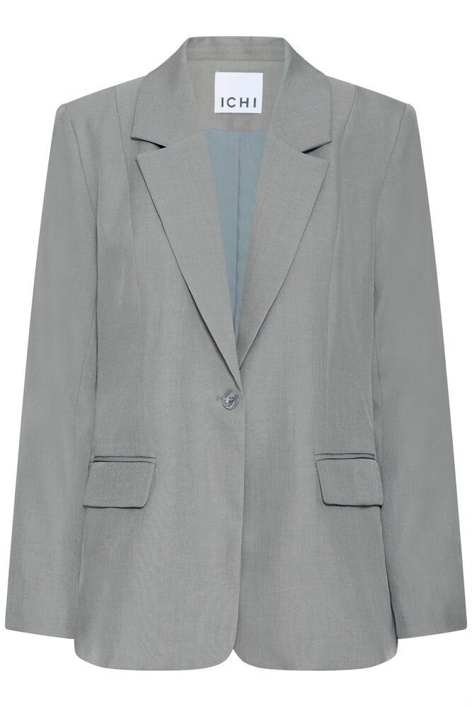 IHFava Long Blazer (Grey Melange) ICHI