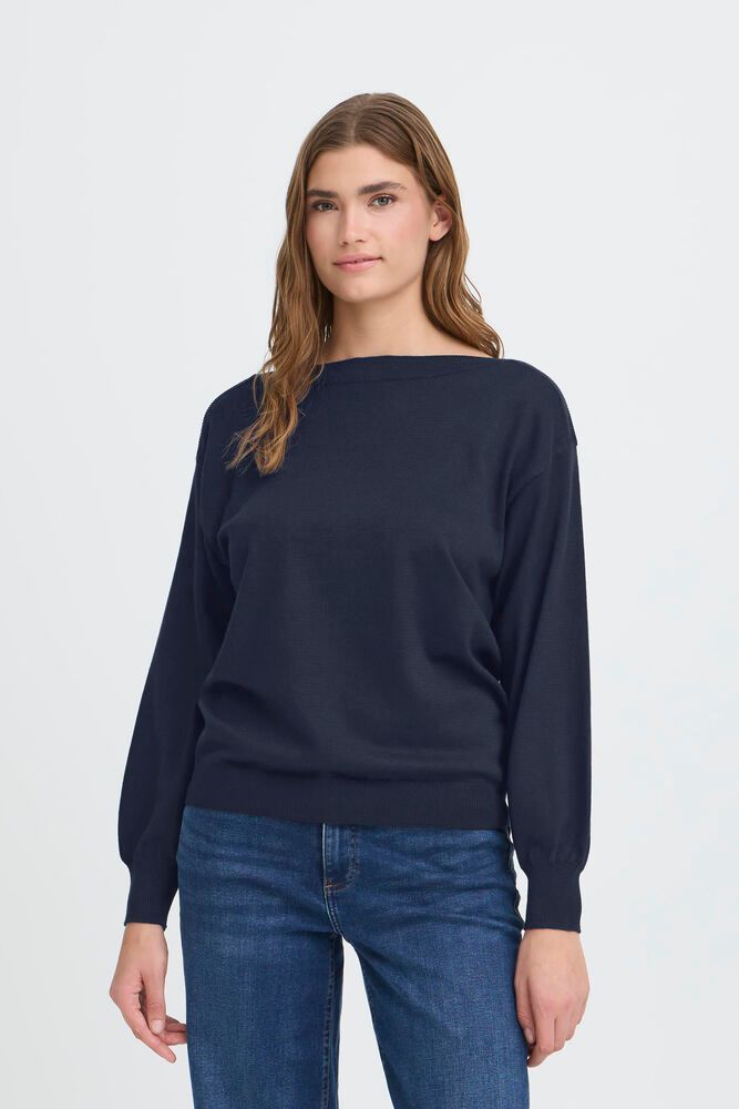 IHLuls Boat Neck Long Sleeve (Total Eclipse) ICHI