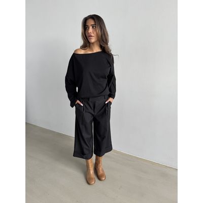 Lauren sweat black Continue