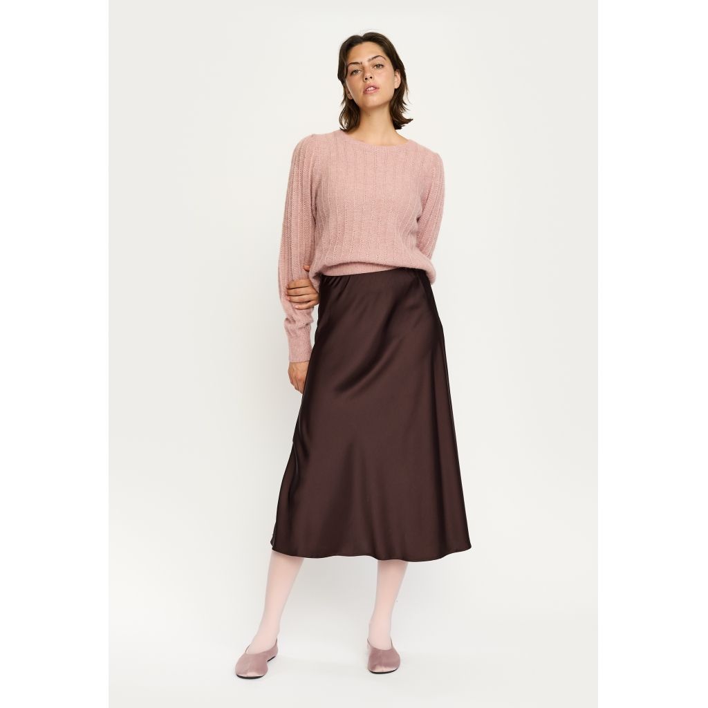 SRAbia Midi Skirt (Coffee Bean) Soft Rebels
