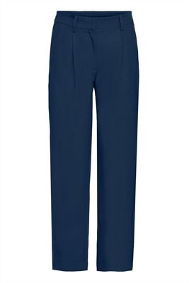 IHFava Ancle Pants (Dark Navy) ICHI