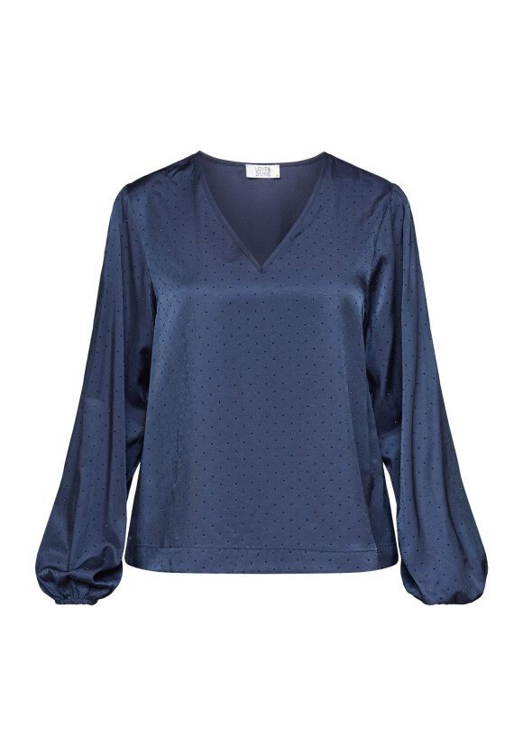 Love1458 Blouse navy Love &amp; Divine