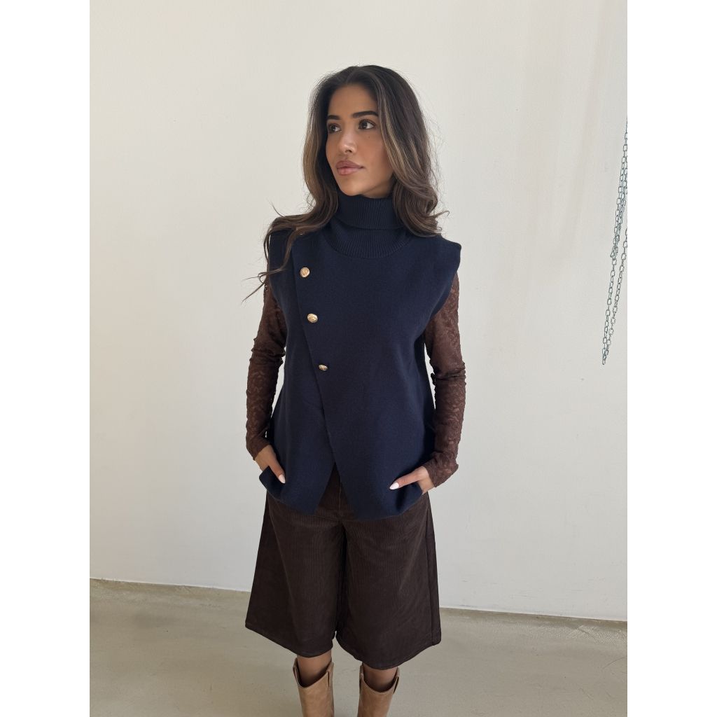 Lola vest navy Continue