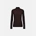 Mesh high neck brown Hype the detail