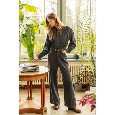 Julietta Jumpsuit, Denim Black Wash, Atelier Reve