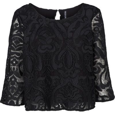 Madeline Blonde Blouse Black Prepair