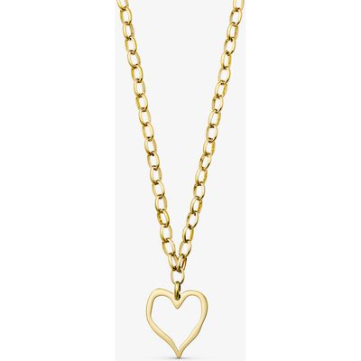 Big heart Necklace 18n Carat gold plated  Wolff Jewelry